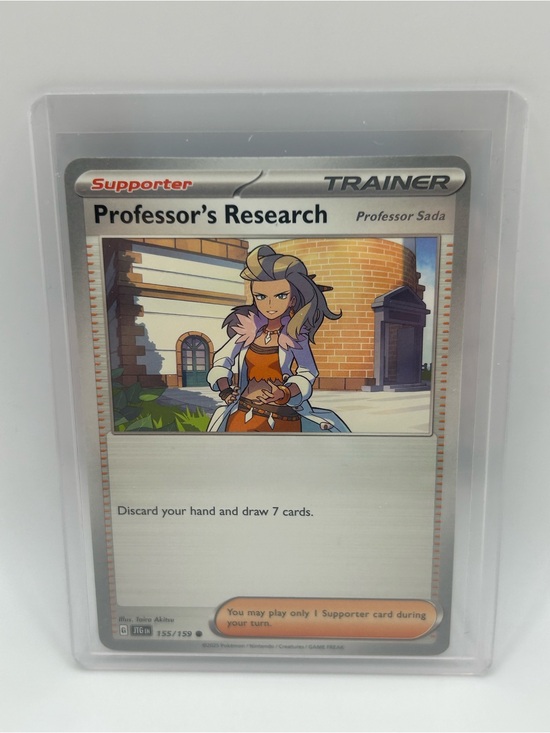 Pokemon Other - Professor's Research Pokémon Trainer Professor Sada 155/159 JTG EN